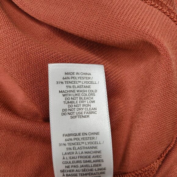 Rhone Delta Pique Polo Shirt Mens XXL 2XL Red Short Sleeve Stretch Commuter - Picture 5 of 8